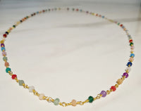 Long beaded necklace